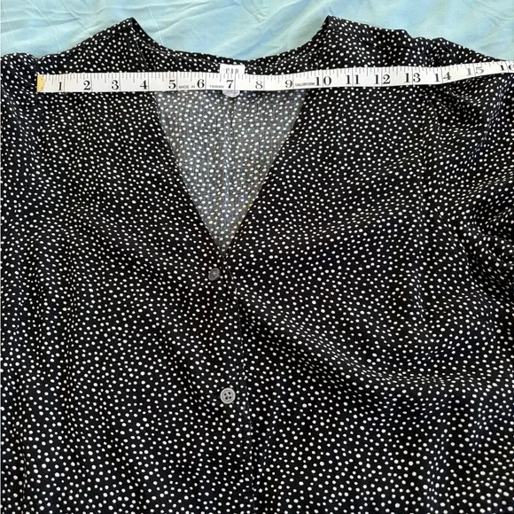 GAP Black and White Polka Dot button up dress. - Picture 11 of 13